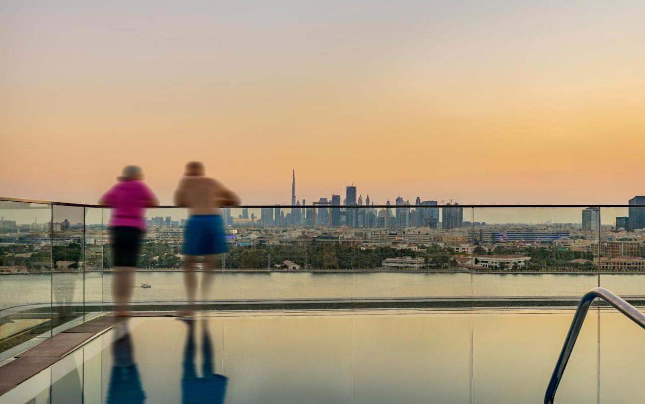 Al Bandar Rotana - Dubai Creek Hotel Exterior photo View of the city from the rooftop